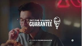 KFC Colonel's Guarantee - It's Finger Lickin' Good