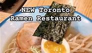 Have you tried the NEW Ramen Spot in Toronto hailing all the way from Tokyo?