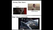 Star Wars Disney lore vs Star Wars Legends Lore