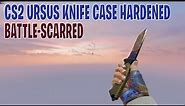 Ursus Knife Case Hardened (Battle-Scarred) | CS2 Skin Showcase #369