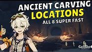 All Dragonspine Stone Tablets Locations [Ancient Carvings] | Genshin Impact