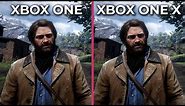 [4K] Red Dead Redemption 2 – Xbox One vs. Xbox One X Graphics Comparison