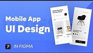 App UI Design | Figma Design | Minimal App Design | UI Design