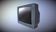 Old Television from 90's - Download Free 3D model by Zgon (@Z-gon)