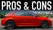 Pros & Cons of the 2023 Toyota Corolla XSE Hatchback