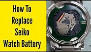 How To change replace seiko watch battery | Watch Repair Channel