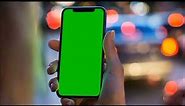 Mobile phone green screen frame @green screen
