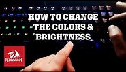 REDRAGON Keyboard: How to Change Colors & Brightness