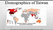Demographics of Taiwan