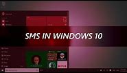 How to Send Text Messages in Windows 10