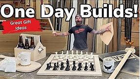 Five Easy Woodworking Projects || One Day Build Ideas