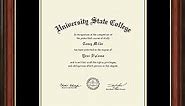 Framerly For West Virginia University - Officially Licensed - Gold Medallion Diploma Frame - Document Size 11" x 14"