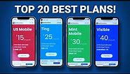 Top 20 Best Cell Phone Plans! (End of 2020)