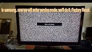 SAMSUNG TV LCD LED PLASMA SERVICE MODE Factory Reset