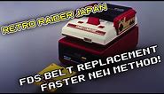 *NEW METHOD* Fastest Easiest Famicom Disk System Belt Replacement