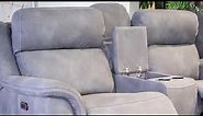 Next Gen Slate Power Reclining Loveseat With Console from Signature Design by Ashley