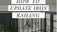 How to Update Iron Stair Spindles and Other Stair Railing Ideas