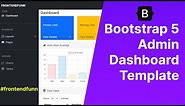 bootstrap admin dashboard tutorial