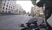 POLICE CHASE THIEVES ON A MOTORCYCLE IN PARIS
