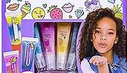 Just My Style Flavor Lab Lip Gloss by Horizon Group USA, DIY 4 Custom Lip Glosses By Mixing Colorful Flavors & Lip Shimmer. Flavors, Shimmer, Lip Gloss Tubes Mixing Stick & Instructions Included