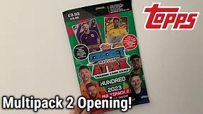Multipack 2 Opening! - Topps Cricket Attax The Hundred 2023 Trading Card Collection! 🏏