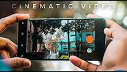 How To Shoot CINEMATIC VIDEO with Smartphone!