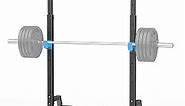 Adjustable Squat Rack Power Cage with Pull up Bar, Power Rack Weight Lifting Home Gym Power Zone J-Hooks W/Rubber Padding (SQAUT RACK)
