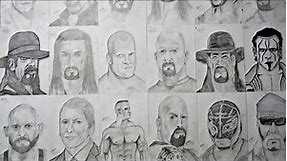 My WWE Drawings Collection