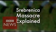 Srebrenica massacre - Explained in under 2 min - BBC News