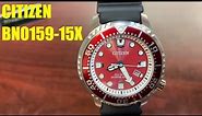 Citizen Promaster Marine Diver's Solar Red Watch BN0159-15X