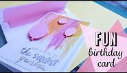 Fun Birthday Card for Grandma | Cardmaking Tutorial
