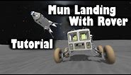KSP - Mun Landing Tutorial with a Rover
