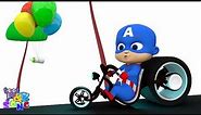 Baby Captain America with Bottle of Milk | Funny Cartoon Baby Animation For Kids