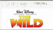 How to draw The Wild logo using MS Paint | How to draw on your computer