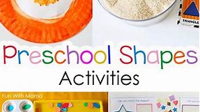 Shapes Activities For Preschoolers