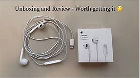 Apple EarPods Lightning Connector Unboxing and Review (Worth Buying?)