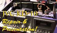 JVC KD-10 Cassette Deck: Presentation & Repair.