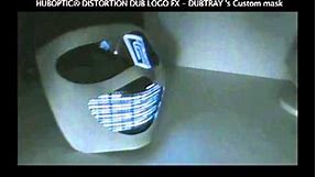 Custom LED ROBOT MASK - LED Mask DJ Mask Light Up Outfit Glow wardrobe LED Suit