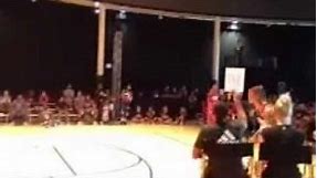 iPhone Video of Damian Lillard Dunking at the 2012 adidas Basketball Rookie Showcase