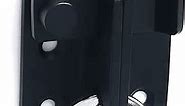 Alise Flip Latch Gate Latches Slide Bolt Latch Safety Door Lock Catch for Barn Cabinet Pet Cage Garden Bathroom Garage Window Sliding Door,Heavy Duty Stainless Steel Matte Black MS3005-B