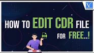 How to Edit CDR files for Free - 5 Best Methods
