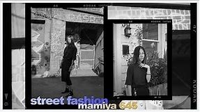 FASHION Film photography in BLACK & WHITE | Mamiya 645 x T-Max 100
