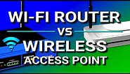 Wireless Access Point vs Wi-Fi Router