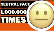 neutral face 1000000 times bass sound effect one million times meme