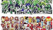 102Pcs Vinyl Waterproof Iron Man Stickers Hulk Stickers Avenger Series Stickers