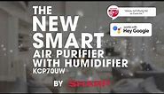 Sharp Smart Air Purifier with Humidifier (KCP70UW) Feature Video