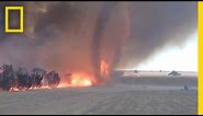WATCH: Fire Tornado Captured in Rare Video | National Geographic
