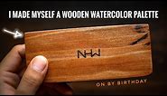 DIY Wooden Watercolor Palette ~ woodcraft