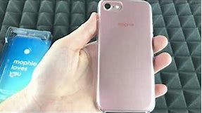 Mophie iPhone 7/8 base case unboxing - Rose Gold