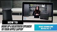 How to Hook Up a Bluetooth Speaker to An Apple Computer